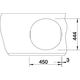 Rondo Sol edelstaal bekken 175mm