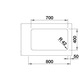 Blanco Solis 700-U commande manuelle