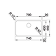 Blanco Solis 700-U commande manuelle