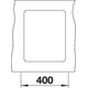 Blanco Subline 320-F café manuele bediening