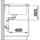 Blanco Subline 350/350-U anthracite sans raccordement vidage
