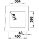 Blanco Subline 375-U blanc cristal brillant commande manuelle