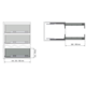 Chic line ladeset antraciet h.175 d.322mm