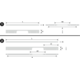 Greep PEAK BA192-160 L250 aluminium rvs-look
