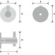 Jashaak design RVS 62mm