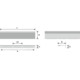 Greep stratt ba1056 l1100 Zamak RVS look