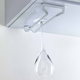 Porte-verres inox look - 3 verres 
