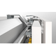 TopLine L, Set loop- en geleidingsdelen, 18 - 30 mm, 2-deurs, voorste deur links