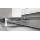 TopLine L, Set loop- en geleidingsdelen, 18 - 30 mm, 2-deurs, voorste deur links
