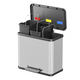 Hailo oko trio plus L 3x9l RVS h430xb470xd340mm
