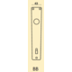 Plaque pr.beq.ls218 rh 72mm cyl.f1  