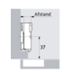Adaptateur parallèle, Distance 12.0 mm