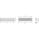 Poignee bascul. 118x40mm cc:64mm couleur etain 