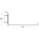 Set pour  éclairage étagère angulaire 600 mm 