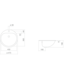 Lavabo encas. rond trou robinet/trop-plein/syphon 