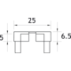 Embout profilé Led channelline 11 anthracite 