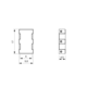 Linear connector COB/SMD 8mm 12/24v