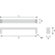 poignée  hios 160mm inox 