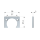 Adaptateur 3mm charnière Kimana 