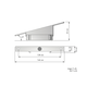 Amari structuur plankdrager schuin (2 stuks)