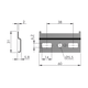 Plaque WPC2 pour accrocher APC6/APC1 zinguée  