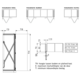 Hawa Folding Concepta h1250-1850mm zwart rechts