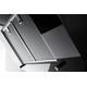 Novy Vision 90 cm zwart glas Zwart wanddampkap rec