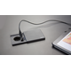 Evoline square 80 b/f + chargeur usb look inox 