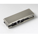Pivot boven, voor 10/13.5 mm glas, B164 H51, geborsteld rvs