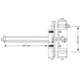 Support de tablette réglable acier zingué  