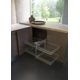 Rational corner Soft Close 450mm droite chrome 