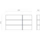 Filo frontlade met verdelers V5 90 zwart