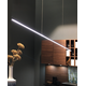 Ld8104p Led pendel 4000K 16.8 w 220-240v zwartl.90 l.900mm
