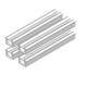 Hawa Miniroll set 4 rails 2500mm 