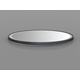 Miroir rond d1200mm chauff+kelvin ch.+ ann.noir 
