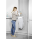 Hailo laundry houder voor vuilzak wit wandmontage