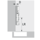 Adapterplaat voor parallelle adapter, met voorgemonteerde euroschroeven, dikte 0.0 mm