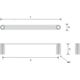 Greep ellie ba160 l175 zamak mat zwart