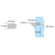 Schabdrager universal 5mm wit