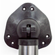Clappo set de pied rabattable h.71 inox-look  