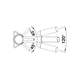 Blanco Kano-S basse pression chrome/anthracite 