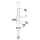Blanco Lanora-F basse pression inox brossé 