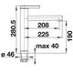 Linee inox mat mitigeur  