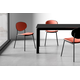 Table ext. poker 120x80 anthra-céramique basalte 