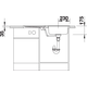 Rondo set acier inoxydable  cuve 175mm et égouttoir 40mm
