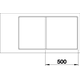 Blanco Axia III 5 S-F anthra. auto + planche verre 