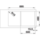 Blanco Axia III 5 S antraciet automatische bediening