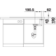 Blanco Axia III XL 6 S café automatische bediening