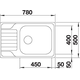 Blanco dinas XL 6 S compact rvs