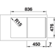 Blanco Lantos 45 S-IF automatisch